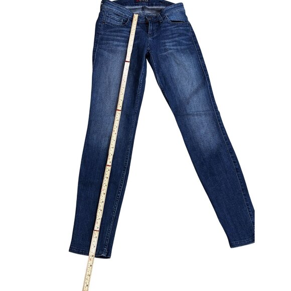 Guess Womens Power Skinny Jeans Size 25 Medium Wash Denim - Picture 9 of 13